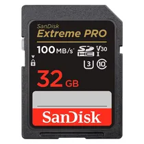 Cartão de Memória SD Sandisk Extreme Pro 32GB 100MBS - SDSDXXO-032G-GN4IN