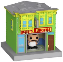 Boneco Bob Belcher And Bob's Burgers - Bob's Burgers - Funko Bitty Pop! Towns 83641
