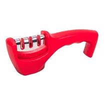 Amolador de Facas Manual Vermelho