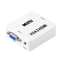 Conversor VGA para HDMI 1080P VGA2HDMI - Branco