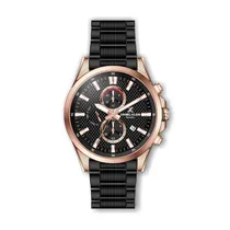 Relógio Analógico Masculino Daniel Klein Exclusive DK.1.12452-4 - Rosa Ouro e Preto