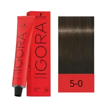 Crema de Coloración Schwarzkopf Igora Royal 5-00 Castaño Claro Natural 60GR