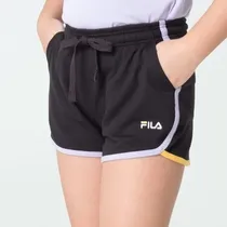 Short Infantil Fila Moda Acqua Black/Pastel