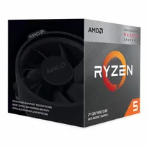 Processador AMD AM4 Ryzen R5-3400G 4.2GHZ/6MB/3.7GHZ - Base (com Cooler)  Processador...