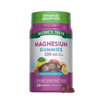 Vitamina Nature's Truth Magnesium 200MG 60 Gummies
