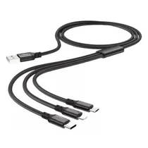 Cabo Adap. USB 3 En 1 para Celular