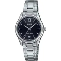 Relógio Casio LTP-V005D-1B2UDF Analógico Feminino - Prata/Preto