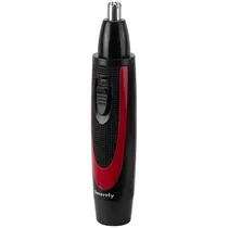 Depilador Nasal Smartfy DN-01RB com Lâminas de Aço Inoxidável A Pilha - Preto/Vermelho