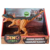 Dinostate Gigantosaurus Rugiente - Ojos Y Boca Con Luz