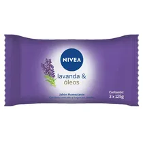 Nivea Jabon Corporal Lavanda & Oleos 125G c/3