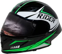 Capacete para Moto LV Cool Helmets P8 -Tamanho L (59-60) Conqueron Green