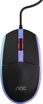 Mouse com Fio Gaming AOC GM150B/La Preto