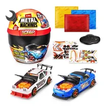 Zuru Vehiculos Metal Machines Casco Speed Heroes Con 25 Partes Plastico Multicolor