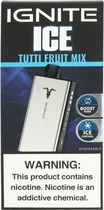 Vape Descartável Ignite V400 Ice Tutti Fruit Mix 40000 Puffs