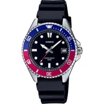 Relógio Casio MDV-10-1A2VDF Masculino Analógico - Preto/Magenta/Azul