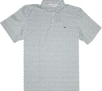 Outlet Camiseta Polo Vineyard Vines Masculina - White Green Dólares