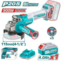 Amoladora Angular Total TAGLI261521 900W 20V