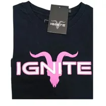 Ignite Remera Cropped Femenino 62003 (T)P Negro