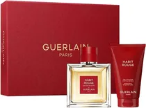 Kit de Perfume Guerlain Habit Rouge Edt 100ML + Shower Gel 75ML - Masculino