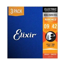 Cuerda Guitarra Elixir EX16540 Nanoweb de 3 Pack
