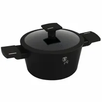 Panela Berlinger Haus Antiaderente com Tampa Preta 20CM