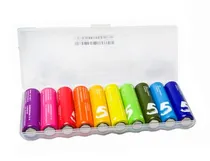 Pilha Alcalina Xiaomi Mi Rainbow LR6 Z15 AA / 1.5V - com 10 Unidades