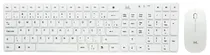 Teclado e Mouse Sem Fio Mtek KM-5197W - Branco (Português)