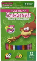 Massa de Modelar Parchesitos - 13 Cores Largas