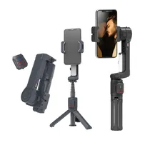 Tripe para Celular Estabilizador Abc A3041-A10 / Recarregável / com LED - Preto