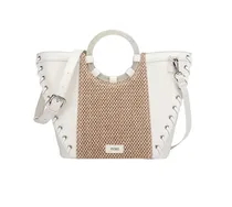 Fiore Bolson Raffia Cecilia P8008 White