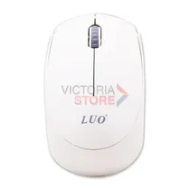 Mouse Dpi Sem Fio Wireless Optical Luo LU-3046 / 1000 Dpi / USB-A - Branco