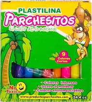 Massa de Moledar Parchesitos - 9 Cores Curtas