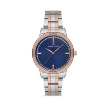 Relógio Analógico Feminino Daniel Klein Premium DK.1.12530-6 - Prata/Rosa Ouro