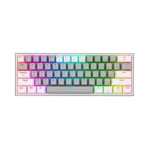 Teclado Gamer Inalámbrico Redragon Fizz Pro K616-RGB Grey White