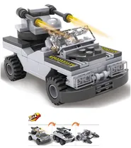 Bloco de Montar Cogo Army Action 3 In 1 3007-3 Caminhão (92PCS)