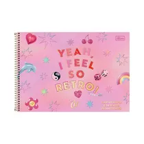 Cuaderno de Dibujo Tilibra Capricho 331528 80 Hojas Surtido 1 Pieza