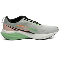Tênis 361 Masculino Running Fast Wind CQT 10 Cinza/Verde – W5724222295