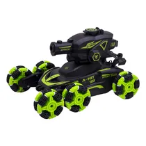 Carrinho Brinquedo Speed And Power com Controle Remoto e Acessorios 078359 - Preto/Verde