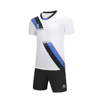 Roupa para Futebol (Adulto) Kelme Branco/Preto 2XL