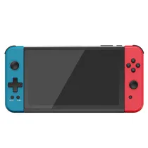 Console Port Powkiddy X70 64GB 7" HD Multi-Plataf 5MIL Jogos Red/Blue
