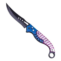 Tatico Canivete NF6633 de 24.5CM - Cinza/Azul