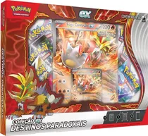Cartas Pokémon Coleção Ex Destinos Paradoxais Fogo Corrasão - 290-41176 (38 PCS)