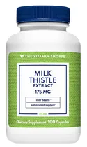 The Vitamin Shoppe Milk Thistle Extract 175MG (100 Cápsulas)