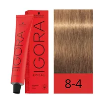 Crema de Coloración Schwarzkopf Igora Royal 8-4 Rubio Claro Beige 60GR
