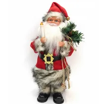 Enfeite de Natal Papai Noel JT25-ZST022 com Vela/Música 35CM