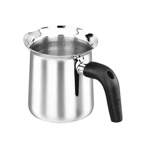 Korkmaz Cafetera Turca Aço Inoxidável Orbit Leite 1L