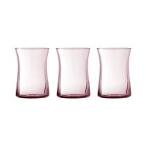 Set de Vasos Pasabahce Heybeli 420322 280ML Rosa 3 Piezas