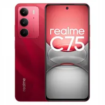 Celular Realme C75 RMX3941 128GB / 8GB Ram / Dual Sim / NFC / Tela 6.72 / 50MP - Red (Anatel)