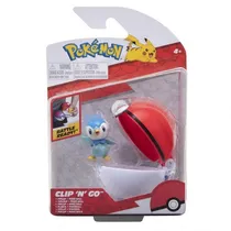 Jazwares Pokemon Battle Ready Clip 'N' Go 2.0 Piplup Poke 24697