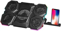 Suporte com Cooler para Notebook de 9 A 17" RGB Kolke KVC-586 USB Preto